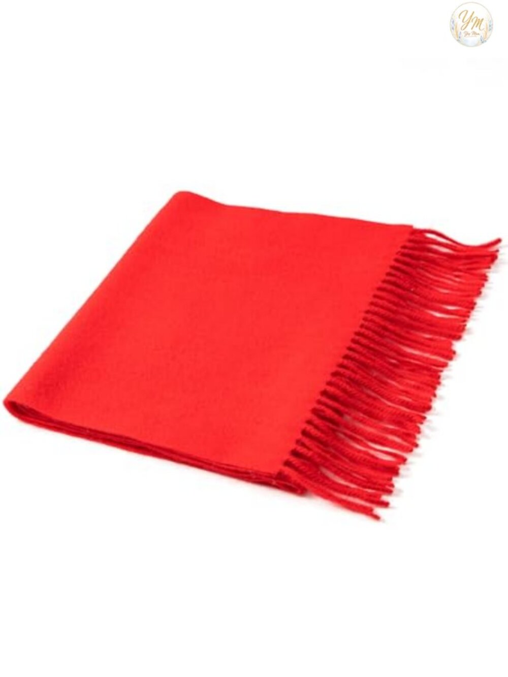 100% Cashmere Scarf with Fringed Edges, Ultra Soft Large Shawl Wrap for Women